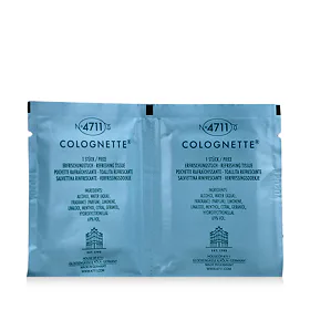 4711 Colognette Refreshing Lemon Tissues Καθαριστικά μαντηλάκια 20 τεμ