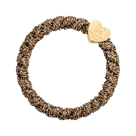By Eloise London Woven Gold Heart Λαστιχάκι για τα μαλλιά για γυναίκες 1 τεμ