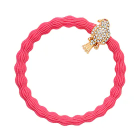 By Eloise London Bling Charms Gold Diamanté Bird Λαστιχάκι για τα μαλλιά για γυναίκες 1 τεμ