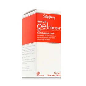 Sally Hansen Salon Gel Polish Nail Cleanser Pads Ασετόν για τα νύχια για γυναίκες Σετ