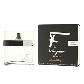 Ferragamo F by Ferragamo Black Eau de Toilette για άνδρες 100 ml