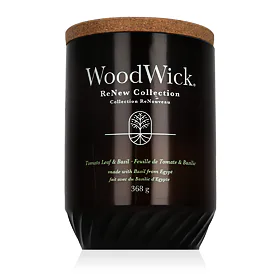 WoodWick ReNew Collection Tomato Leaf & Basil Αρωματικό κερί 368 gr