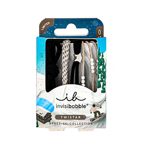 Invisibobble Apres-Ski Twistar Λαστιχάκι για τα μαλλιά για γυναίκες Απόχρωση Fondue Lover Σετ