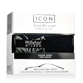 Millefiori Milano Icon Textile Silver Spirit Αρωματικά αυτοκινήτου 47 gr