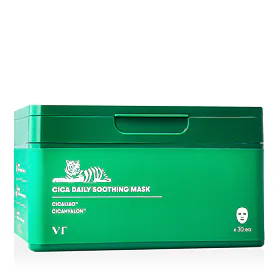 VT Cosmetics Cica Daily Soothing Mask Μάσκα προσώπου 30 τεμ