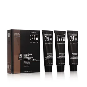 American Crew CLASSIC: PRECISION BLEND Natural Gray Coverage 5-6 Medium ASH 3 x 40 ml