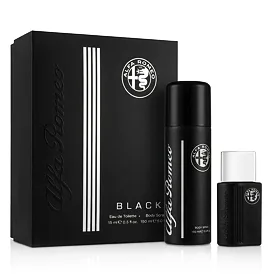 Alfa Romeo Black Σετ δώρου EDT 15 ml + σπρέι σώματος 150 ml