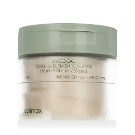 Celimax Ji Woo Gae Cica BHA Blemish Toner Pad Λοσιόν προσώπου 60 τεμ