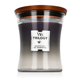 WoodWick Trilogy Warm Woods Αρωματικό κερί 275 gr