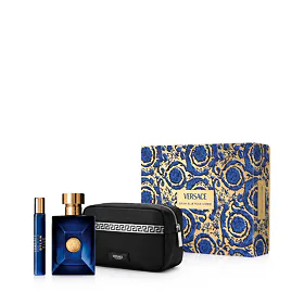 Versace Pour Homme Dylan Blue Σετ δώρου EDT 100 ml + EDT 10 ml + τσαντάκι καλλυντικών