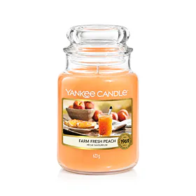 Yankee Candle Farm Fresh Peach Αρωματικό κερί 623 gr