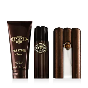Cuba Prestige Σετ δώρου EDT 90 ml + αφρόλουτρο 200 ml + aftershave 100 ml