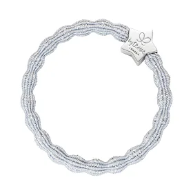 By Eloise London Metallic Silver Star Λαστιχάκι για τα μαλλιά για γυναίκες 1 τεμ