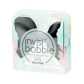 Invisibobble Bowtique Spiral Hair Ring Λαστιχάκι για τα μαλλιά για γυναίκες 1 τεμ Απόχρωση True Blac